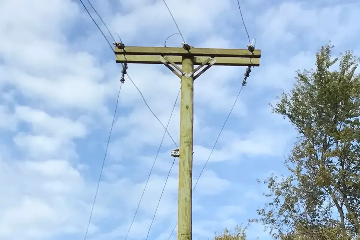 Postes para servicio eléctrico